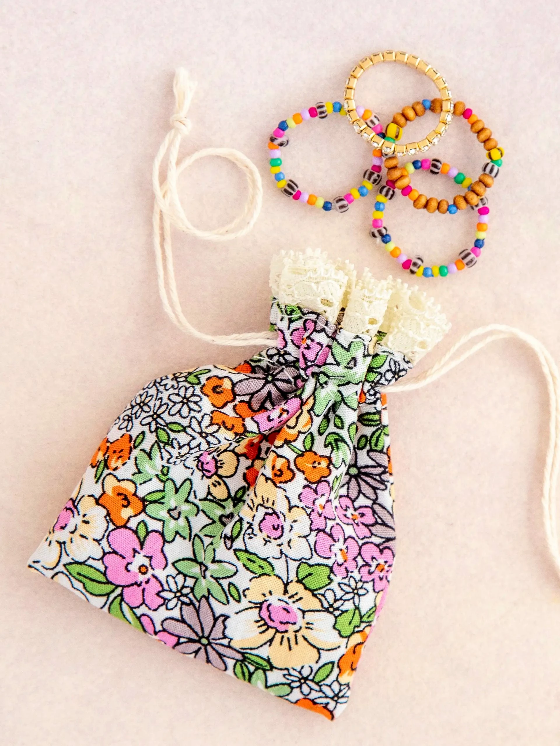 Natural Life Seed Bead Ring, Set Of 4 3 Natural Life Seed Bead Ring, Set Of 4