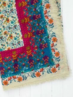 Natural Life Printed Sarong - Floral Border 11 Natural Life Printed Sarong - Floral Border -Natural Life Shop SCV000014 1