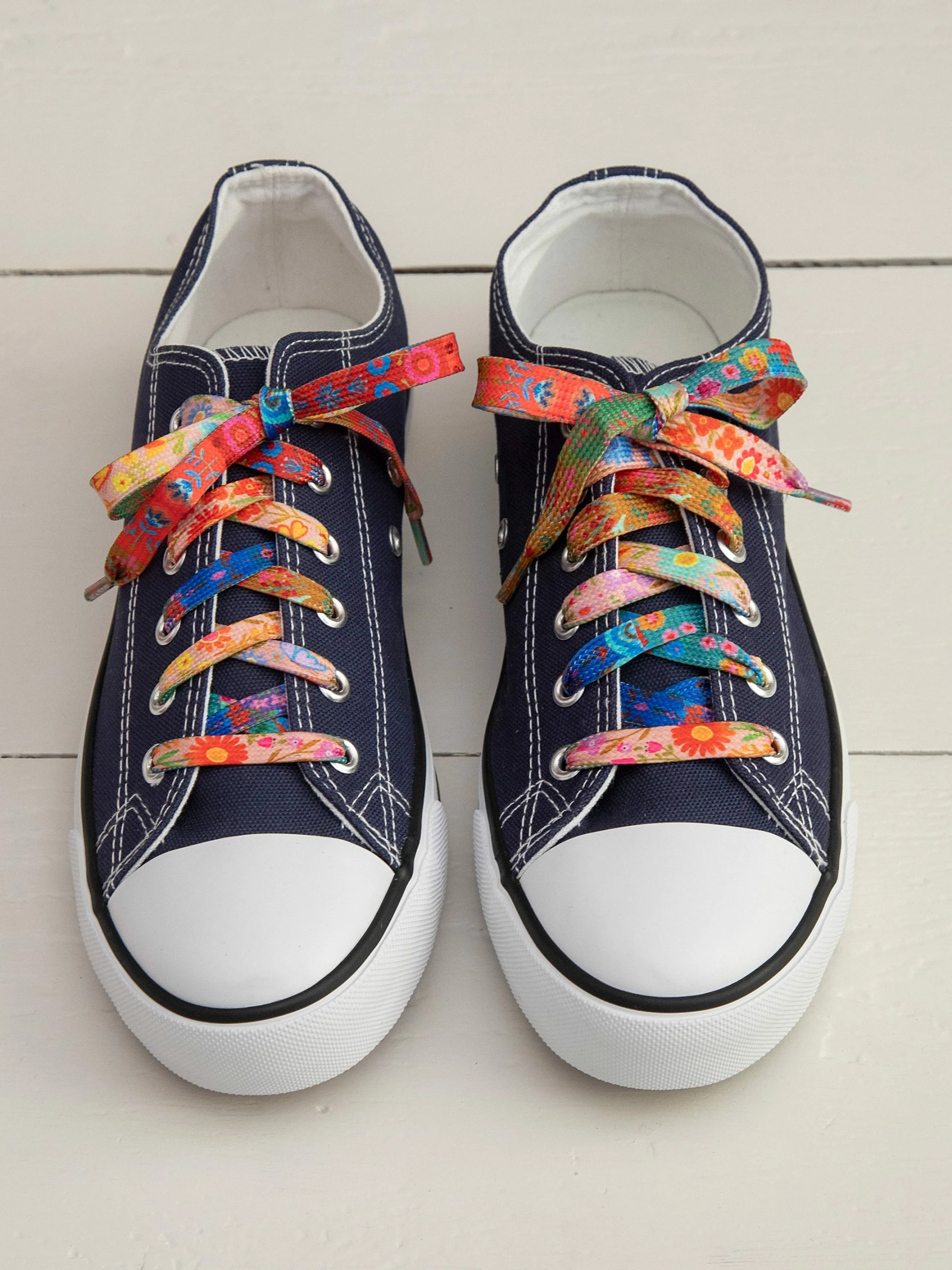 Natural Life Shoelaces, Set Of 2 - Rainbow 4 Natural Life Shoelaces, Set Of 2 - Rainbow - Image 2