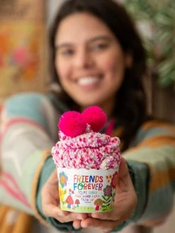 Natural Life Cozy Cupcake Socks - Friends Forever