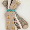 Natural Life Blossom Socks & Scrunchie, Set Of 3 - Ash -Natural Life Shop SOCK000054 1