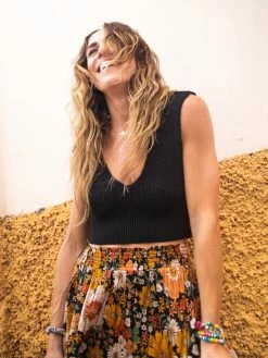 Natural Life Milo Knit Sweater Vest - Black