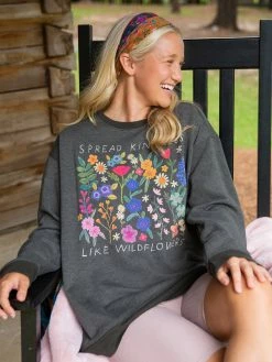 Natural Life Comfy Pocket Sweatshirt - Spread Kindness -Natural Life Shop SWTR485