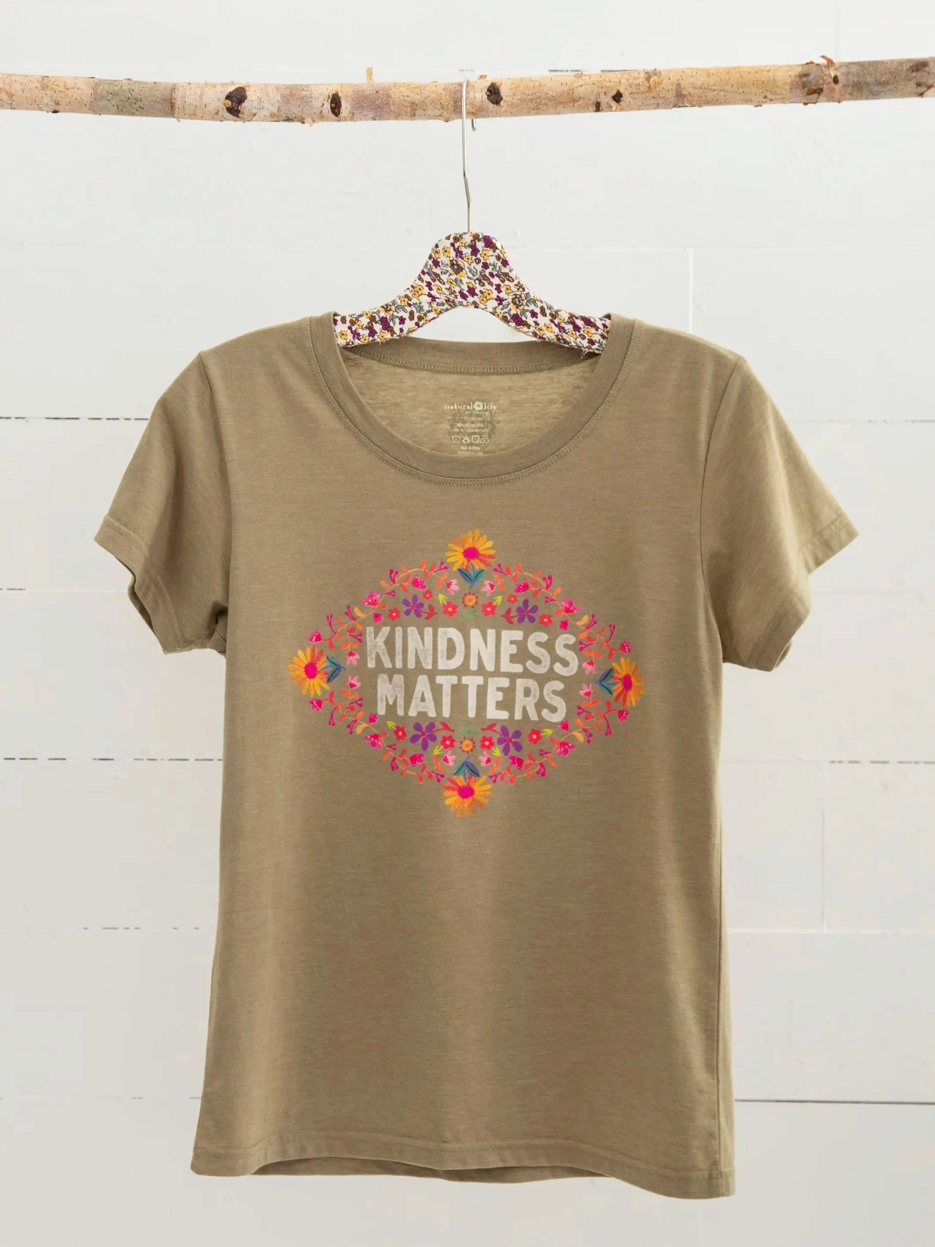 Natural Life Perfect Fit Tee Shirt - Kindness Matters 3 Natural Life Perfect Fit Tee Shirt - Kindness Matters