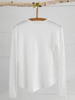 Natural Life Long Sleeve Weekend Tee Shirt - White -Natural Life Shop TOP603 A2