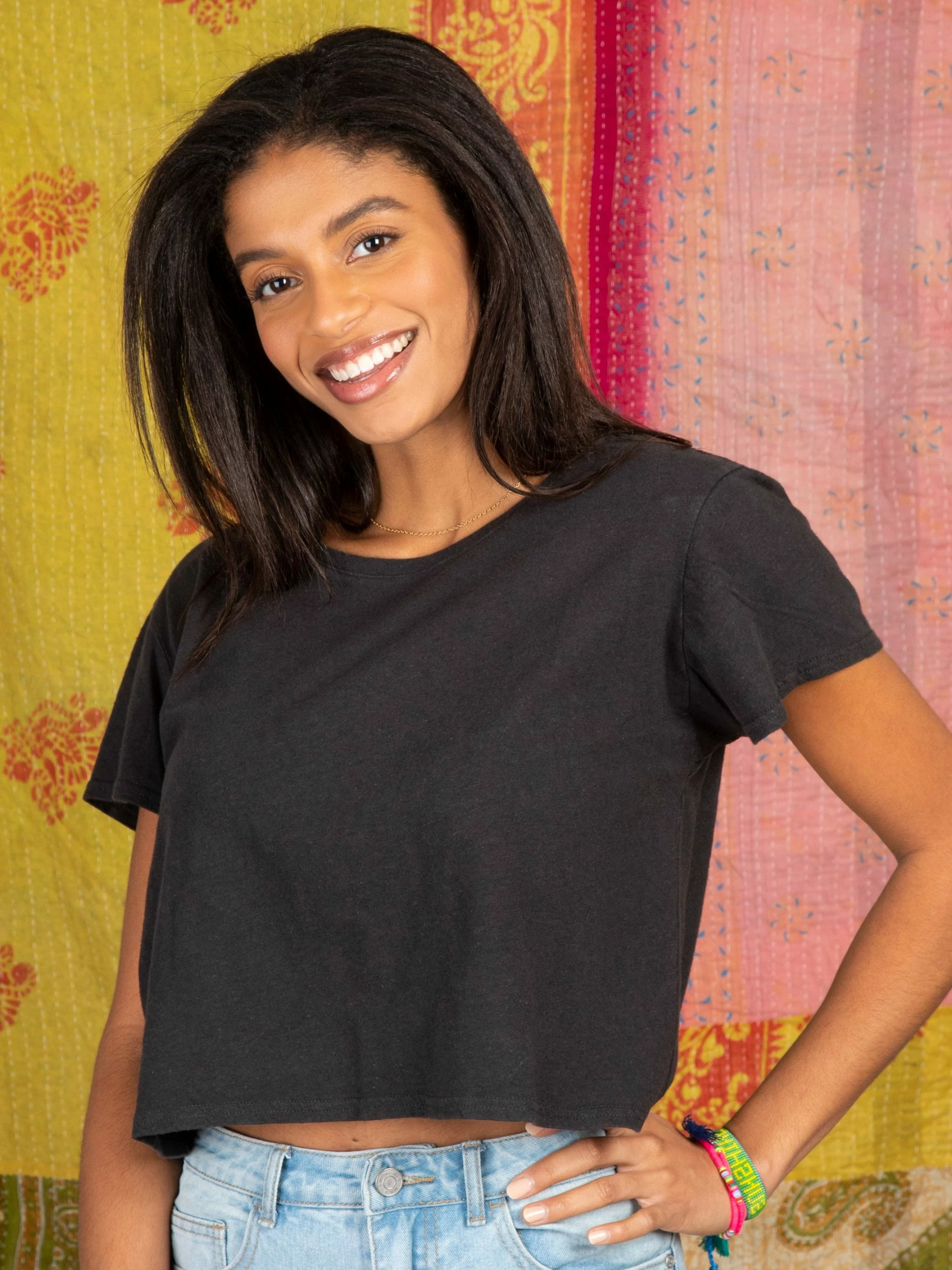 Natural Life All Day Tee Shirt - Charcoal 5 Natural Life All Day Tee Shirt - Charcoal - Image 3