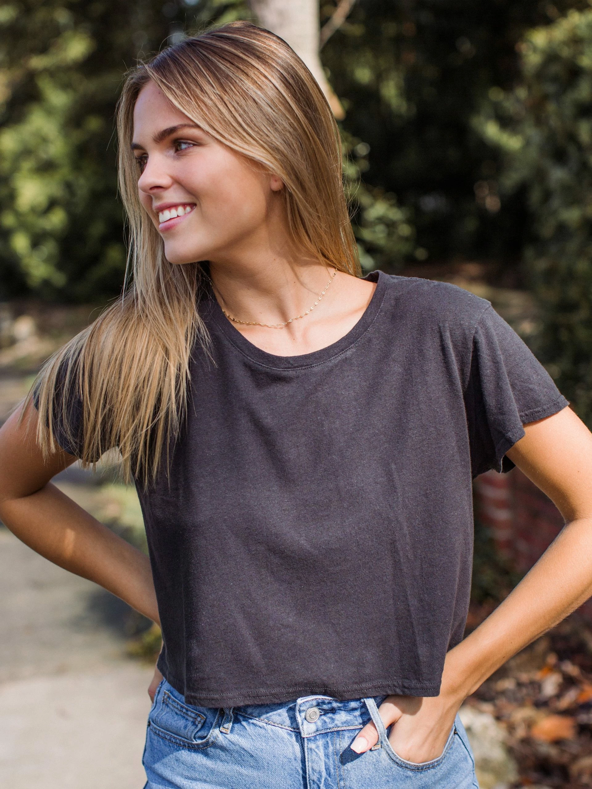 Natural Life All Day Tee Shirt - Charcoal 7 Natural Life All Day Tee Shirt - Charcoal - Image 5