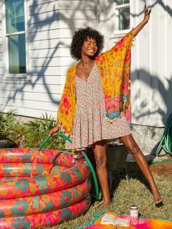 Natural Life Riley Dress - Neon Ditsy Floral 10 Natural Life Riley Dress - Neon Ditsy Floral -Natural Life Shop VP3A0374