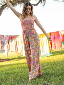 Natural Life Sedona Jumpsuit - Retro Floral -Natural Life Shop VP3A1390