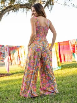 Natural Life Sedona Jumpsuit - Retro Floral -Natural Life Shop VP3A1412