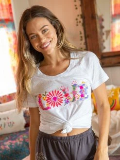 Natural Life Boho Tee Shirt - Love