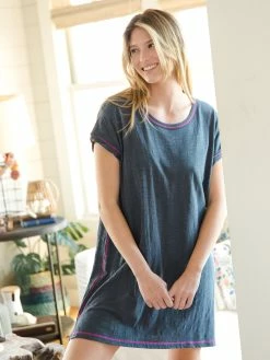 Natural Life Frankie Knit Tee Shirt Dress - Indigo -Natural Life Shop VP3A2820