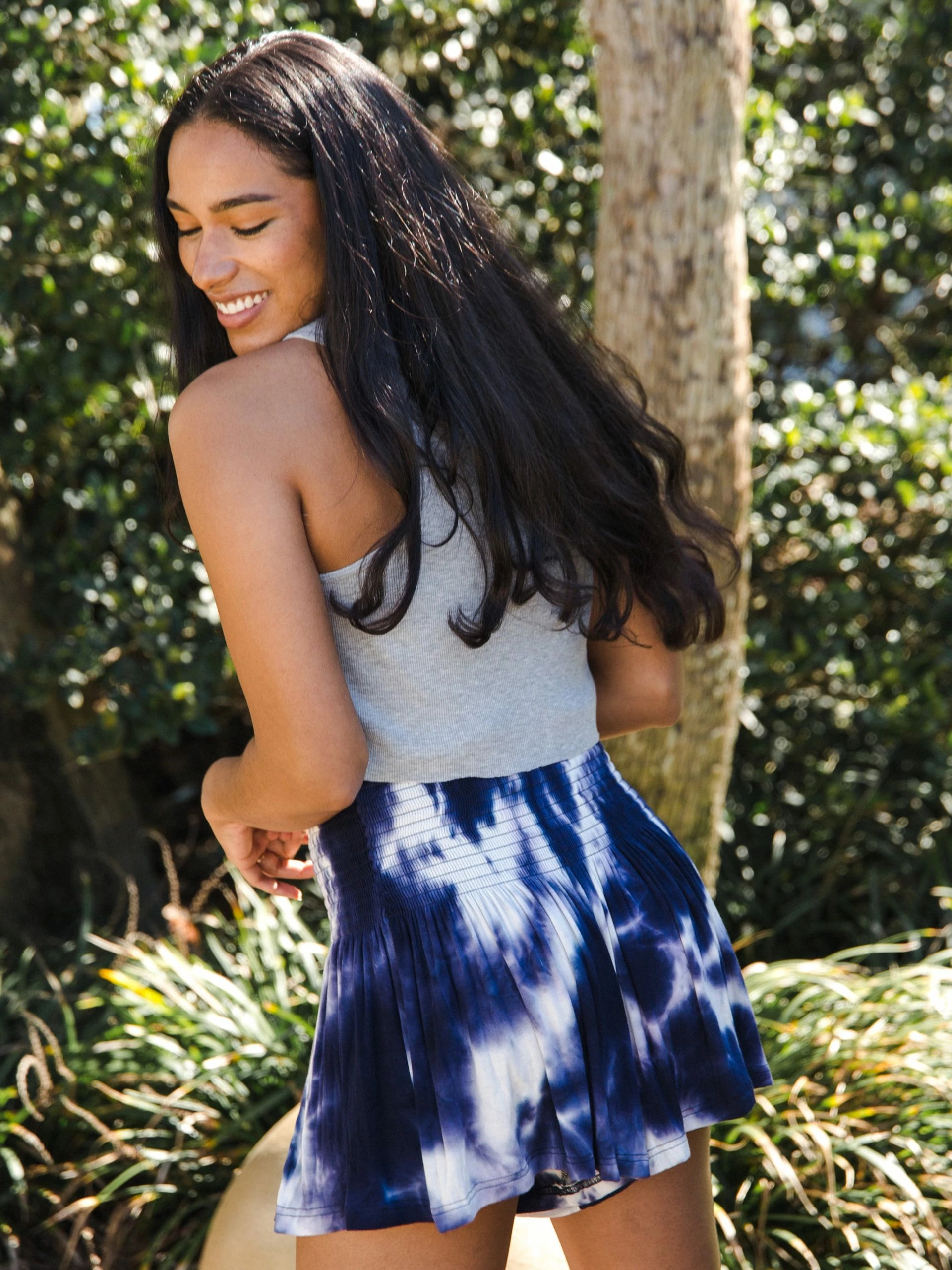 Natural Life Daisy Knit Skort - Midnight Tie-Dye 4 Natural Life Daisy Knit Skort - Midnight Tie-Dye - Image 2