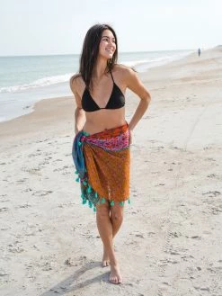 Natural Life Meera Convertible Kimono - Orange -Natural Life Shop VP3A4698