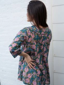 Natural Life Tunic-In-A-Bag - Pink Blue Floral -Natural Life Shop VP3A5724