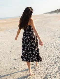 Natural Life Favorite Convertible Skirt - Black Multi Rose -Natural Life Shop VP3A6085