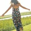 Natural Life Patti Jumpsuit Orange - Purple Daisies 1 Natural Life Patti Jumpsuit Orange - Purple Daisies -Natural Life Shop VP3A6967