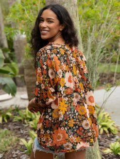 Natural Life Tunic-In-A-Bag - Orange Floral -Natural Life Shop VP3A7114