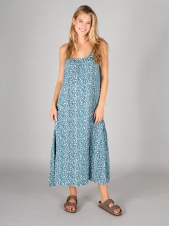Natural Life Coco Cotton Cover-Up Midi Dress - Blue Floral Vines 8 Natural Life Coco Cotton Cover-Up Midi Dress - Blue Floral Vines -Natural Life Shop VP3A7606