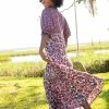 Natural Life Collette Tiered Maxi Dress - Pink Floral Paisley -Natural Life Shop VP3A8203