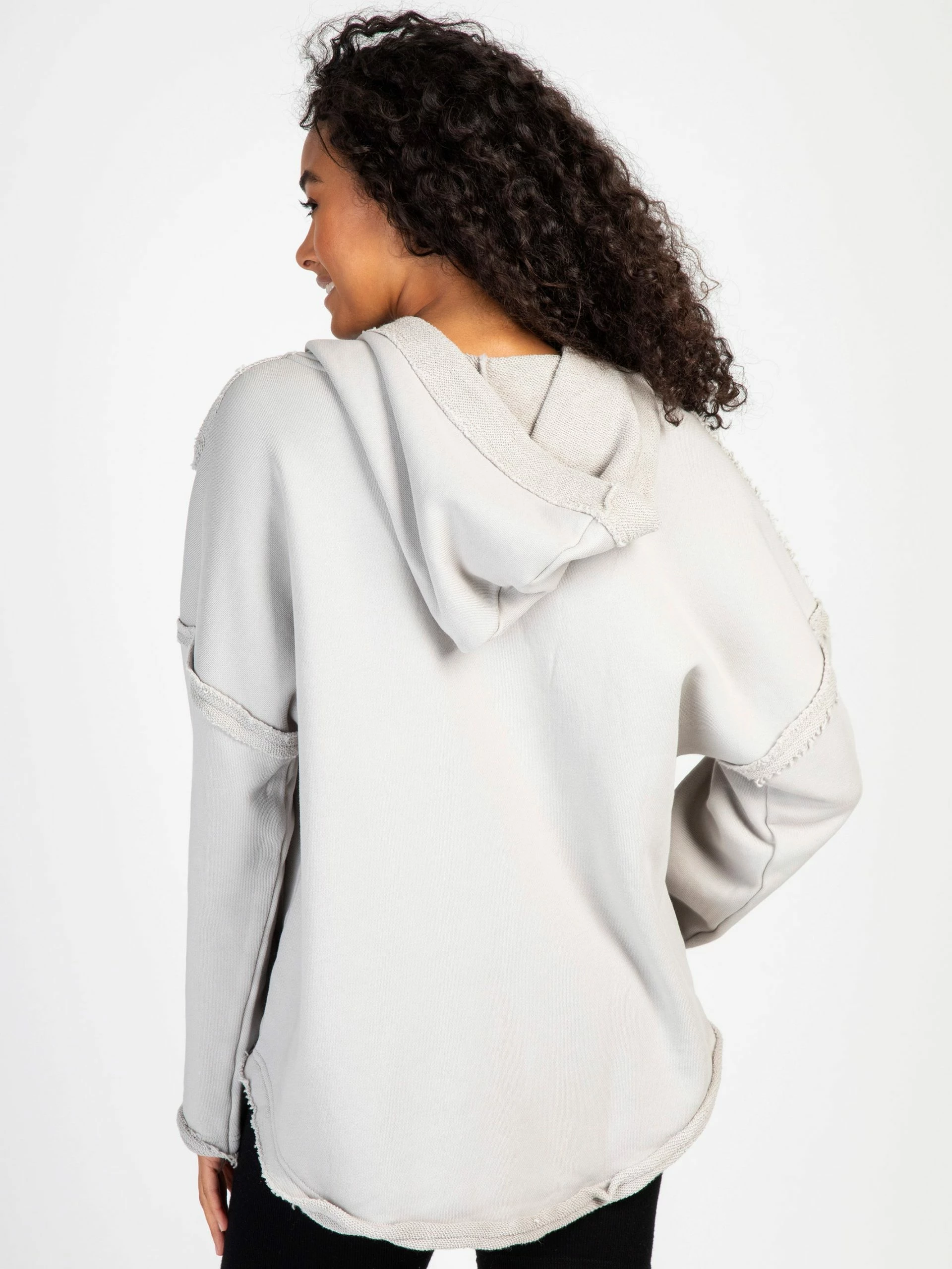 Natural Life Weekend Hoodie Sweatshirt - Light Grey 5 Natural Life Weekend Hoodie Sweatshirt - Light Grey - Image 3