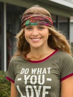 Natural Life Full Boho Bandeau® Headband - Espresso Bright Floral -Natural Life Shop espresso bright floral boho bandeau A3